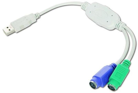 Accesorii PC - Adaptor USB la PS/2 Gembird UAPS12 pentru tastatura si mouse