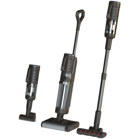 Other - Aeno Cordless Transformer Vacuum Cleaner, Wet and Dry cleaning, 200W, 4000mAh; 14kPa; 21,6V, 2 rollers, autocleaning and drying