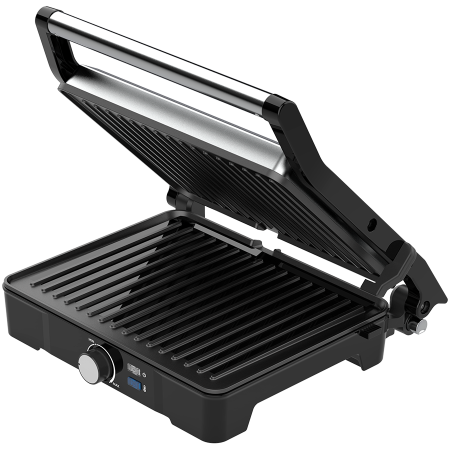AGD - AENO Electric Grill EG2: 2000W, Temperature regulation, Max opening angle -180°, Plate size 290*234mm