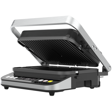 AGD - AENO ''Electric Grill EG5: 2000W, 2 heating modes - Lower Grill, Both Grills, 6 preset programs, Defrost, Max opening angle -180°, Temperature regulation, Timer, Removable double-sided plates, Plate s