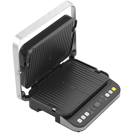 AENO ''Electric Grill EG5: 2000W, 2 heating modes - Lower Grill, Both Grills, 6 preset programs, Defrost, Max opening angle -180°, Temperature regulation, Timer, Removable double-sided plates, Plate s [2]