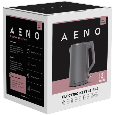 AENO Electric Kettle EK4: 1850-2200W, 1.5L, Strix, Double-walls, Non-heating body, Auto Power Off, Dry tank Protection [5]