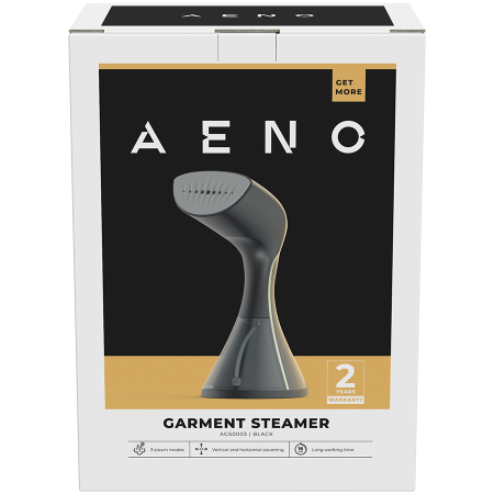 AENO Hand Garment Steamer GS3, 1500W, Detachable Water Tank, 3 steam modes [6]