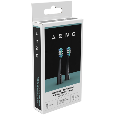 AENO Replacement toothbrush heads, Black, Dupont bristles, 2pcs in set (for ADB0002S/ADB0001S) [3]