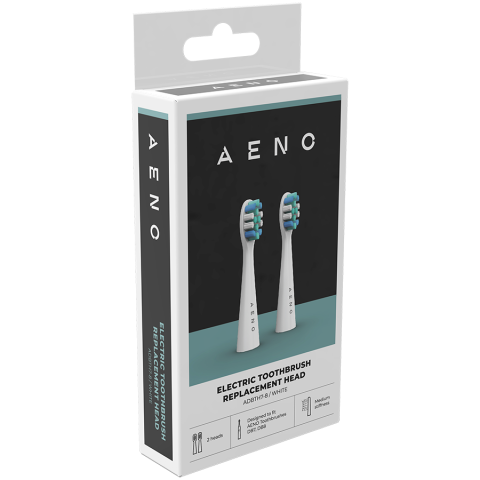 AENO Replacement toothbrush heads, White, Dupont bristles, 2pcs in set (for ADB0007/ADB0008) [3]