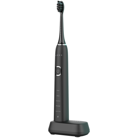 AGD - AENO Sonic Electric Toothbrush DB6: Black, 5 modes, wireless charging, 46000rpm, 40 days without charging, IPX7