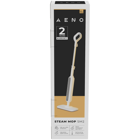 AENO Steam Mop SM2: 1200W, 130°C, IPX4, Tank Volume 275mL, 3 steam modes, self-standing [12]