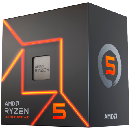 AMD CPU Desktop Ryzen 5 6C/12T 7400 (4.3GHz,22MB,65W,AM5) box, with Radeon Graphics and Wraith Stealth Cooler