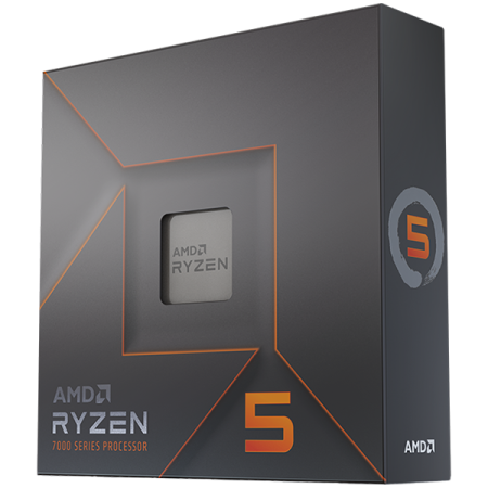 Procesoare - AMD CPU Desktop Ryzen 5 6C/12T 7600X (4.7/5.0GHz Boost,38MB,105W,AM5) box, with Radeon Graphics