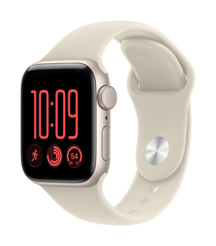 NOD_products - Apple Watch SE 3 GPS 40mm Starlight Aluminium Case with Sand Sport Band - M/L
