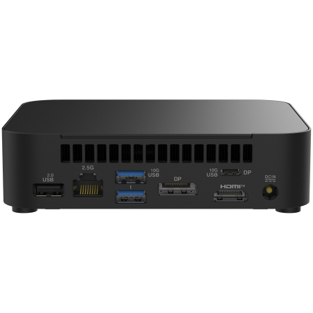 ASUS NUC 14 Essential/RNUC14MNK1500002/N150 Processor/1xDDR5-4800 SO-DIMM/5xUSB Type-A/2xUSB Type-C/3.5mm jack/ M.2 22x80 NVMe and SATA SSD/2,5Gbe LAN/1xHDMI/ 1x DP/no Storage/no RAM/WiFI6E AX211/no O [1]