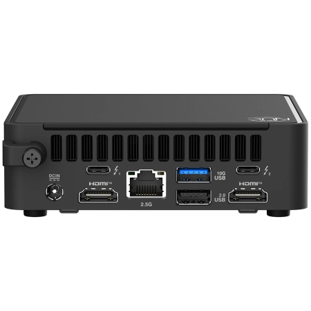 ASUS NUC 15 PRO/RNUC15CRKU500002/Ultra 5 225H 28W/Intel Arc graphics/no RAM/no Storage/Intel Wi-Fi 7 BE201/USB Total - 7/4 USB Type-A/3 USB Type-C (1x USB3.2 + 2x TB4)/2x HDMI 2.1/Support Displays - 4 [3]