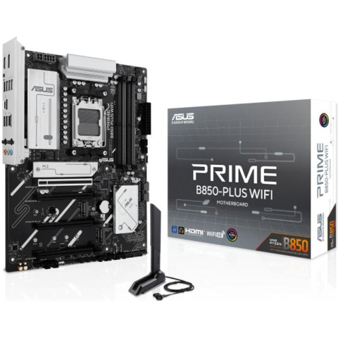 Placi de baza - Placa de baza ASUS PRIME B850-PLUS WIFI, Socket AM5, DDR5, HDMI, DisplayPort (PRIME B850-PLUS WIFI) - ASUS
