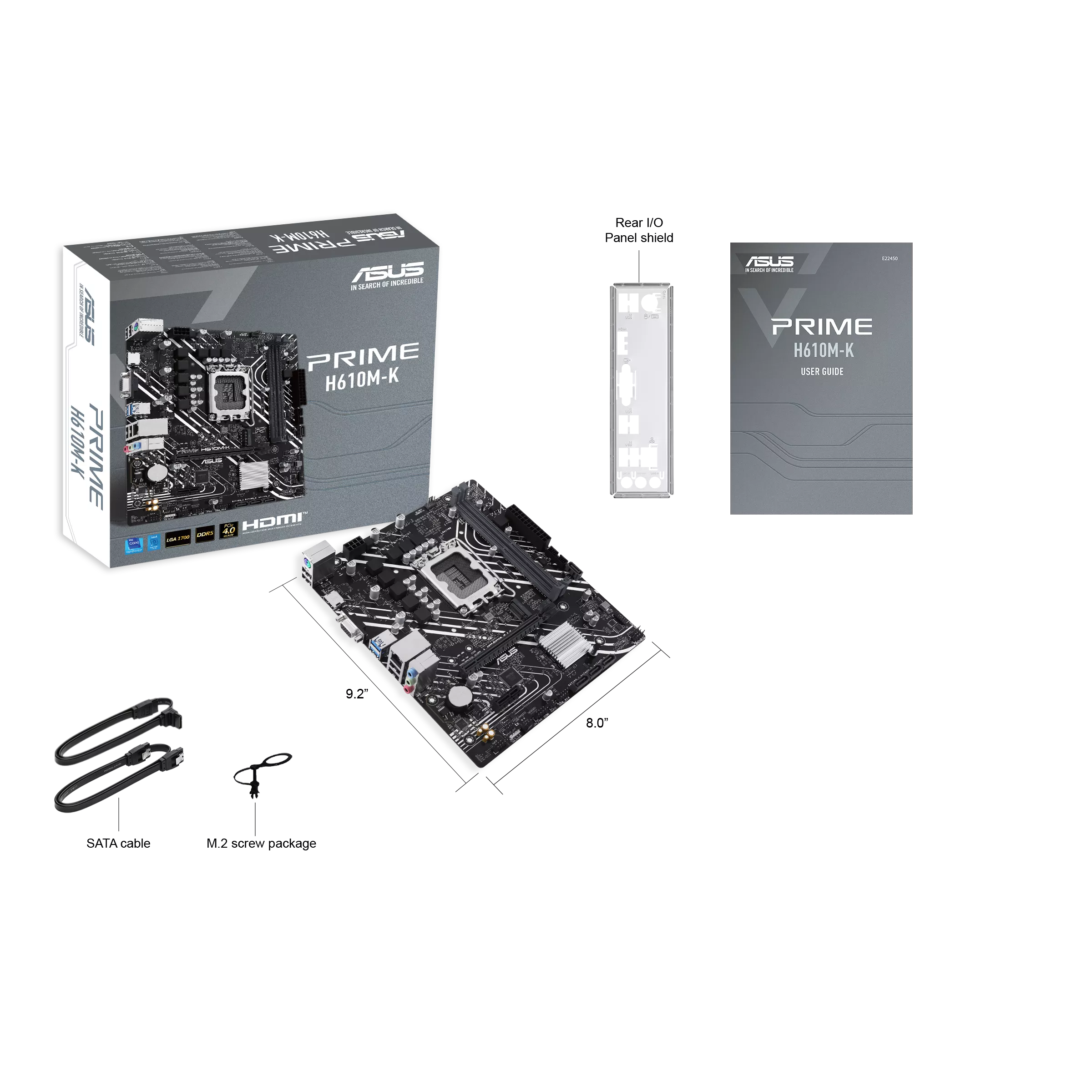 Placa de baza ASUS Prime H610M-K LGA1700 mATX DDR5 (PRIME H610M-K) - ASUS [6]