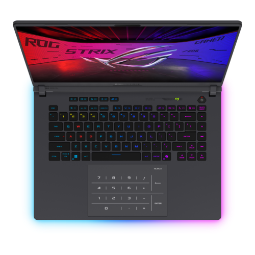 ASUS ROG Strix G16 (2025) G615LR-S5076, Intel Core Ultra 7 255HX, RTX 5070 Ti 12GB, 32GB RAM, SSD 2TB, ecran 16" 2.5K 165Hz, NoOS, Volt Green [3]