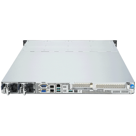 ASUS RS300-E12-RS4/450W 1U server barebone, UP, 4x3.5" Hot-Swap HDD Bays, 4 DIMM slots, 2 x 1Gb I210AT, 1 x Mgmt LAN, 1+1 Redundant 450W [2]