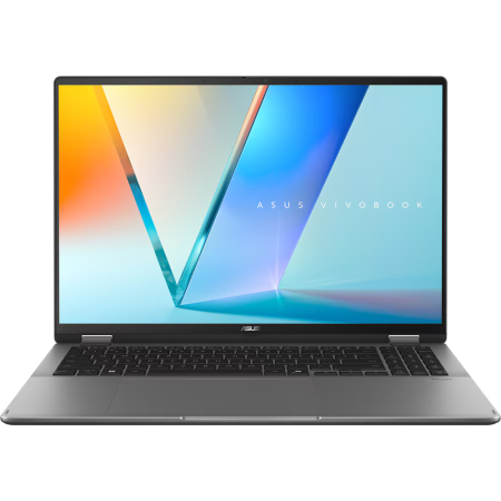 Laptop-uri Gaming & Consumer - Laptop 2-in-1 ASUS Vivobook 16 Flip TP3607SA-RJ050X, Intel Core Ultra 5 226V, 16" 3K OLED Touch, 16GB RAM, 1TB SSD, Intel Arc, Windows 11 Pro, Matte Gray