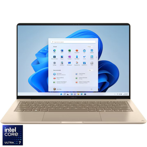 Laptopuri / notebookuri - Laptop ASUS Zenbook 14 14 inch FHD Intel Core Ultra 7 355 16GB 512GB SSD Windows 11 Home Rose Pink