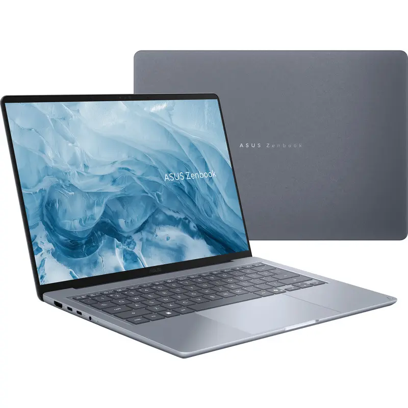 Laptop ASUS Zenbook 14 14 inch FHD OLED Touch AMD Ryzen AI 7 345 16GB 512GB SSD Windows 11 Home Ceraluminum Arctic Blue [4]