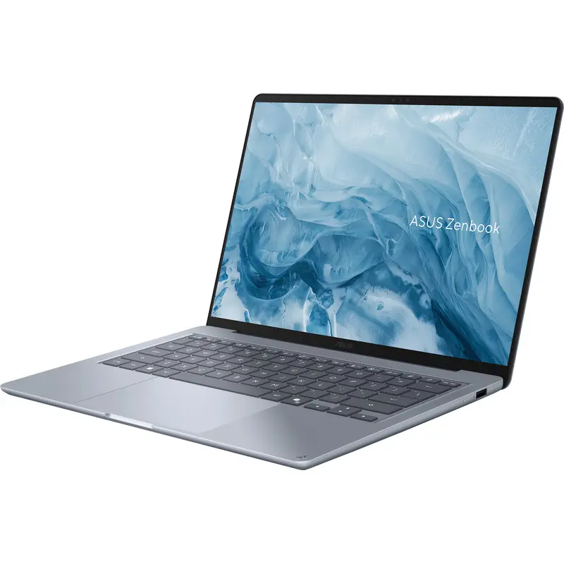 Laptop ASUS Zenbook 14 14 inch FHD OLED Touch AMD Ryzen AI 7 345 16GB 512GB SSD Windows 11 Home Ceraluminum Arctic Blue [2]