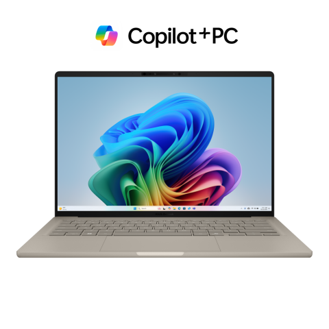 Laptop ASUS Zenbook A14 14 inch WUXGA OLED Snapdragon X2 Elite 32GB 1TB SSD Windows 11 Home Iceland Gray (UX3407NA-QD099W) - ASUS [1]