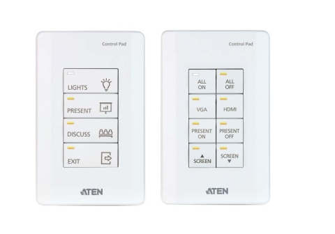 NOD_products_tech - Aten 8-button Control Pad (US, 1 Gang)