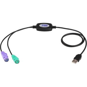 Periferice PC - Adaptor PS/2 la USB Aten UC10KM-AT, cablu 90cm
