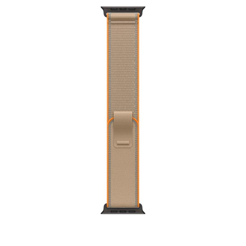 Smartwatch - Curea pentru Apple Watch 49mm Trail Loop Sand M/L cu elemente Black Titanium - APPLE