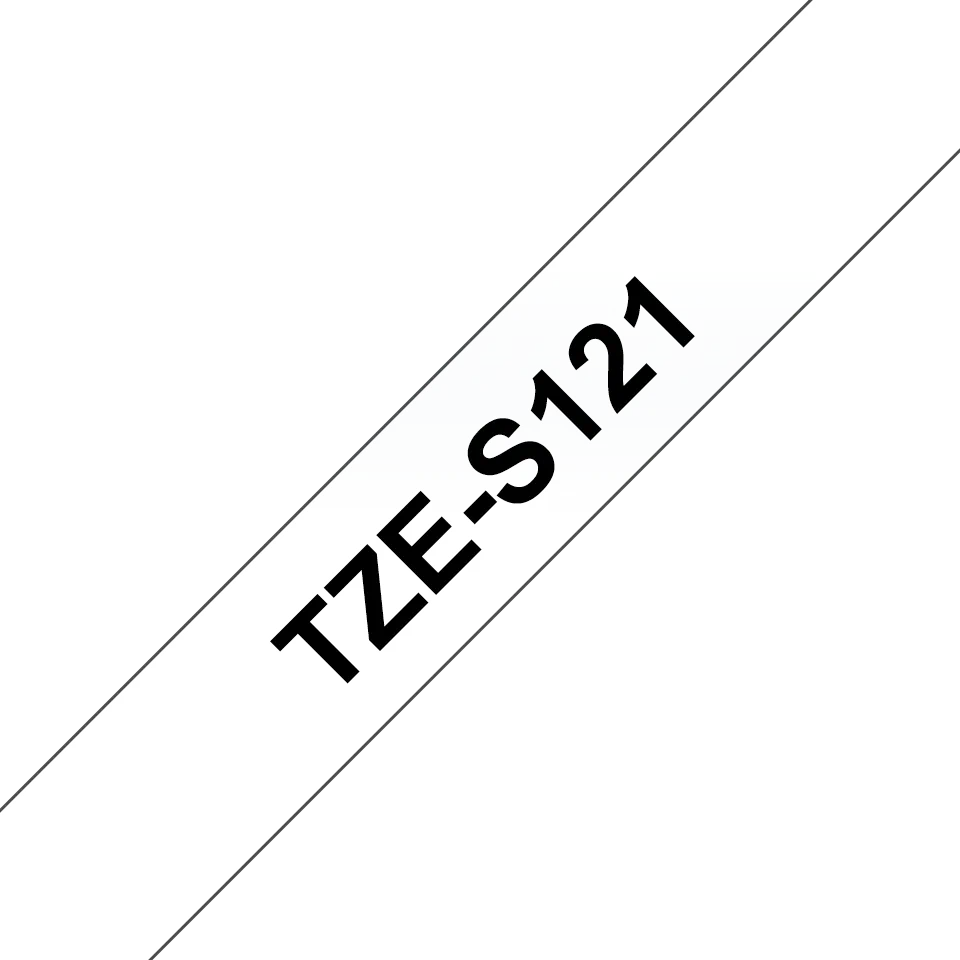 Banda laminata/puternic adeziva 9mm/8m negru/transparent [0]