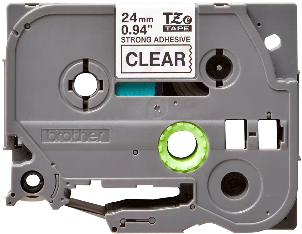 Brother 24mm BLACK  ON CLEAR ADHESIVE TAPE TZES151 [2]