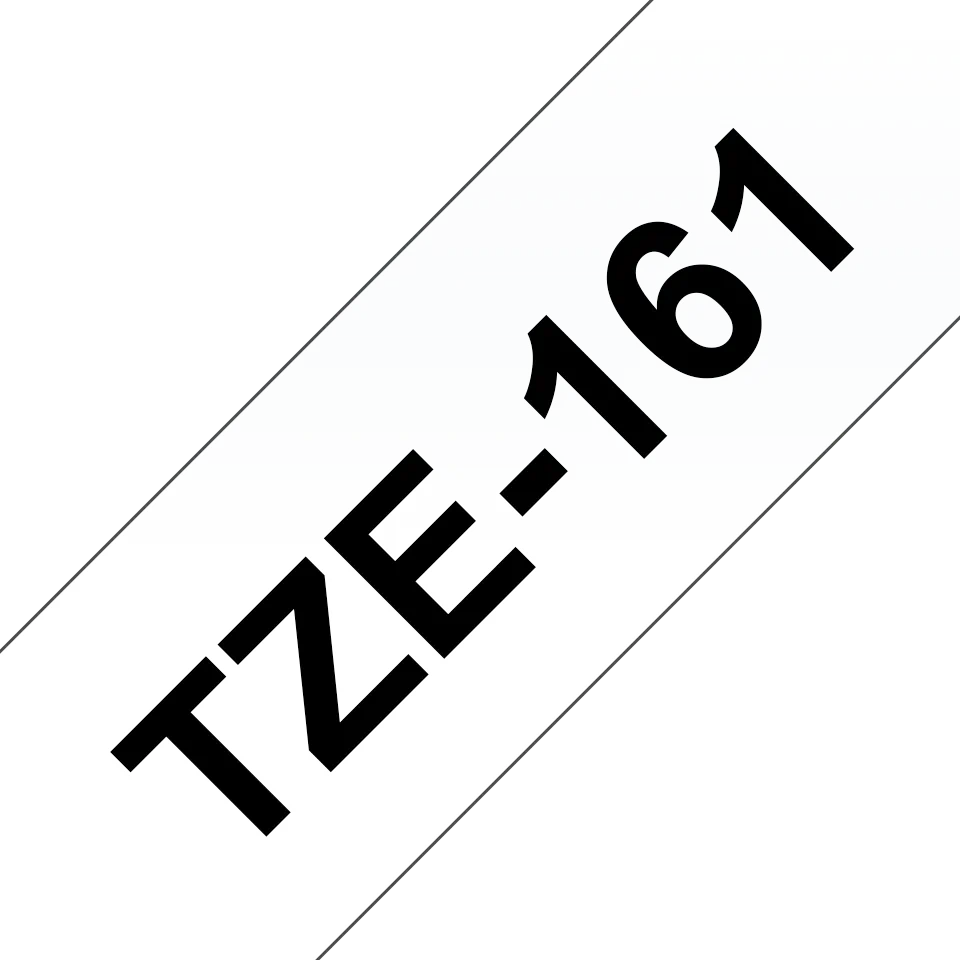 Consumabile - Brother TZ161 36mm BLACK ON CLEAR