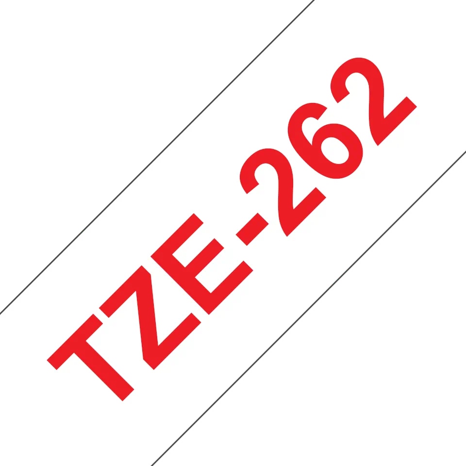 Consumabile - Brother tape 36mm RED ON WHITE TZE262
