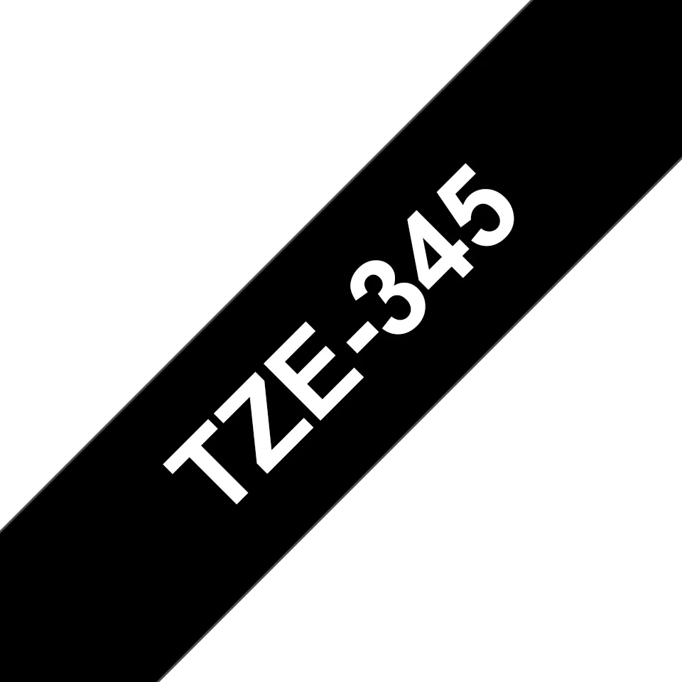 Consumabile - Brother TZE345 tape 18mm WHITE ON BLACK
