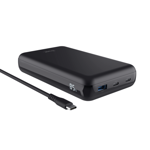 Baterie externa pentru laptop Trust Laro, 100W, interval voltaj 5 V - 20 V, negru [3]