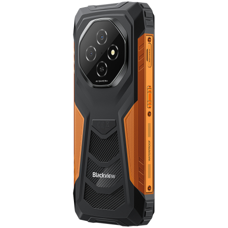 Blackview FORT1 LTE 6.56-inch HD+ 1612x720 90Hz 6+256GB Unisoc T615 Octa-Core 1.8GHz 8MP Front 16+2MP Rear NFC MIL-STD-810H 10000mAh Fingerprint Android 15 Orange [5]