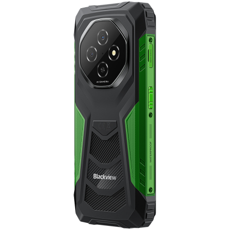 Blackview FORT1 LTE 6.56-inch HD+ 1612x720 90Hz 6+256GB Unisoc T615 Octa-Core 1.8GHz 8MP Front 16+2MP Rear NFC MIL-STD-810H 10000mAh Fingerprint Android 15 Green [5]