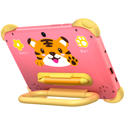 Blackview Link 1 Kids Mini WiFi6 7-inch 1024x600 HD+ 60Hz RK3562 2.0Hz 3GB+32GB 3000mAh Cam 2MP 5MP Stylus glass protector Handle Stand design Android 16 Sweet Pink [6]