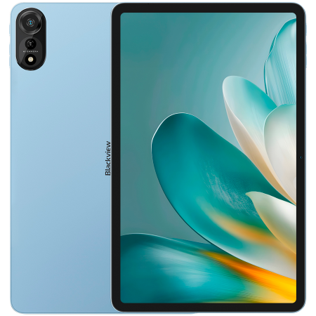 Tablete - Blackview MEGA 2 WiFi 12-inch FHD 1200x2000 90Hz 12GB+256GB Allwinner A733 Octa-core 2.2GHz Cam Front 8MP Rear 16MP 9000mAh NO Charging Netflix HD TUV Rheiland Android 15 Ice Blue