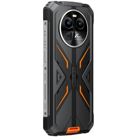 Blackview Rugged BV8100 6.5inch FHD+ IPS 1080*2400 120Hz Gorilla Glass 5, MT6789 8/256GB 32MP; Rear 50MP/13MP/VGA 8800mAh, 45W fast charging NFC, IP68 & IP69K & MIL-STD-810H, Android 14 Orange [3]