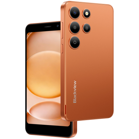 BLACKVIEW WAVE 2C LTE 5-inch WVGA 854*480 60Hz 3+32GB Unisoc SC9863A1 Octa Core 1.6GHz CAM 5MP 2MP 3000mAh GPS No Charger Android 16 GO Blaze Orange [1]