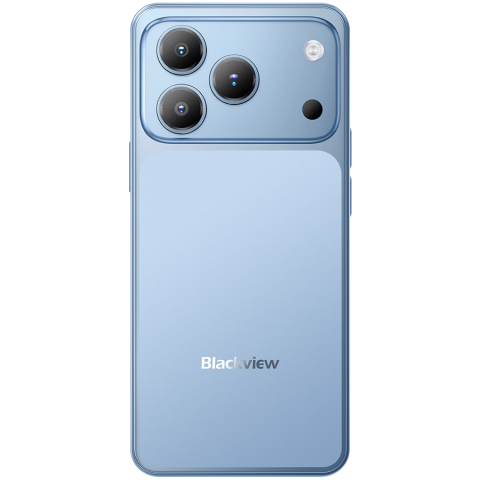 Blackview WAVE 7C LTE 6.56-inch HD IPS 720x1612 90Hz 4+64GB T310 Quad-core 2.0GHz CAM 13MP+32MP 5000mAh Android 16 Face ID Protective Case,Ripple Blue [3]
