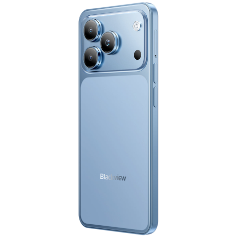 Blackview WAVE 7C LTE 6.56-inch HD IPS 720x1612 90Hz 4+64GB T310 Quad-core 2.0GHz CAM 13MP+32MP 5000mAh Android 16 Face ID Protective Case,Ripple Blue [5]