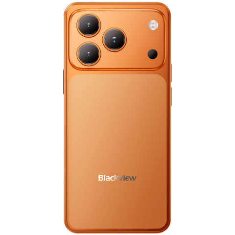 Blackview WAVE 7C LTE 6.56-inch HD IPS 720x1612 90Hz 4+64GB T310 Quad-core 2.0GHz CAM 13MP+32MP 5000mAh Android 16 Face ID Protective Case,Vitality Orange [3]