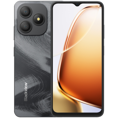 Blackview WAVE 9C 6.56" HD IPS 720x1612 60Hz 4+64GB SC9863A (T603) Octa Core 1.6GHz CAM 8MP/13MP Face recognition 5000mAh No Charger Android 15 Shadow Black [1]