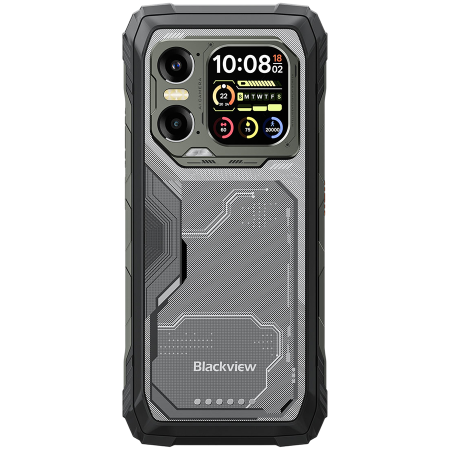 Blackview XPLORE 1 5G Rugged Phone 6.78-inch FHD 2460x1080 120Hz+2.01-inch 296x240 12+256GB MTK Dimensity 7050 octa-core 2.4Ghz Cam 50+64MP+20MP Night Vision 20000mAh NFC Gorilla Glass 5 Android 15 MI [4]