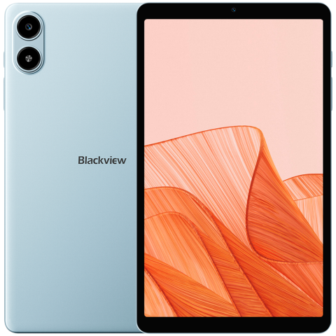 Blackview Zeno 2 LTE 4GB/128GB 8.68-inch HD IPS 1340x800 Unisoc T310 Octa-core 2.0GHz 5MP Front/8MP Back Camera Battery 5000mAh USB Type-C GPS GLONASS Galileo Android 16 Glacier Blue [0]
