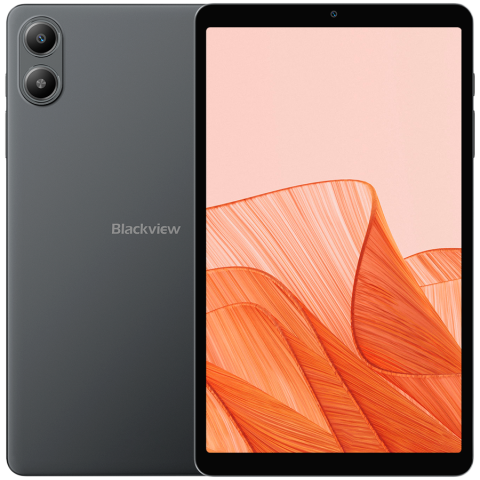 Blackview Zeno 2 LTE 4GB/128GB 8.68-inch HD IPS 1340x800 Unisoc T310 Octa-core 2.0GHz 5MP Front/8MP Back Camera Battery 5000mAh USB Type-C GPS GLONASS Galileo Android 16 Midnight Black [0]