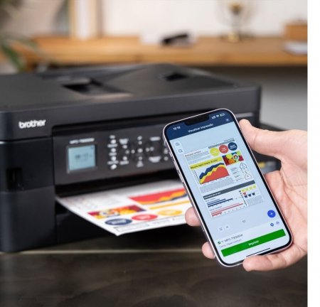 BROTHER MFCT930DWYJ1 Color Inkjet A4 MFP Ink Tank System ADF Duplex 17/9ipm Wireless WLAN LCD display AirPrint [2]
