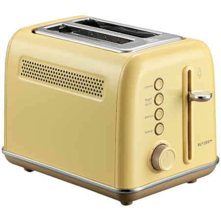 AGD - BUYDEEM 2 Slice Toaster, model DT620E, color Mellow Yellow, EU