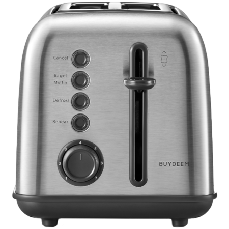 BUYDEEM 2 Slice Toaster, model DT620E, color Stainless Steel, EU [2]